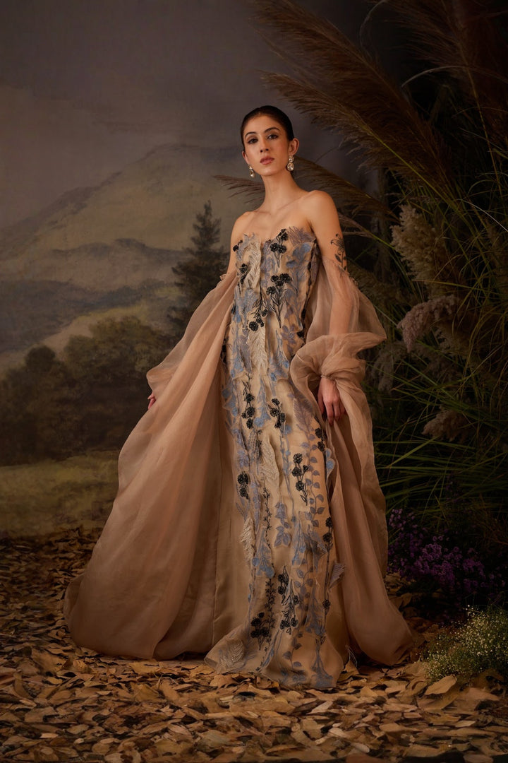 Ivory Secret Garden Petal Gown
