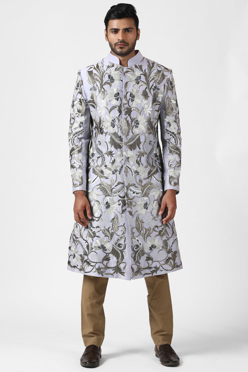 Ivory Aurelian Embroidered Sherwani