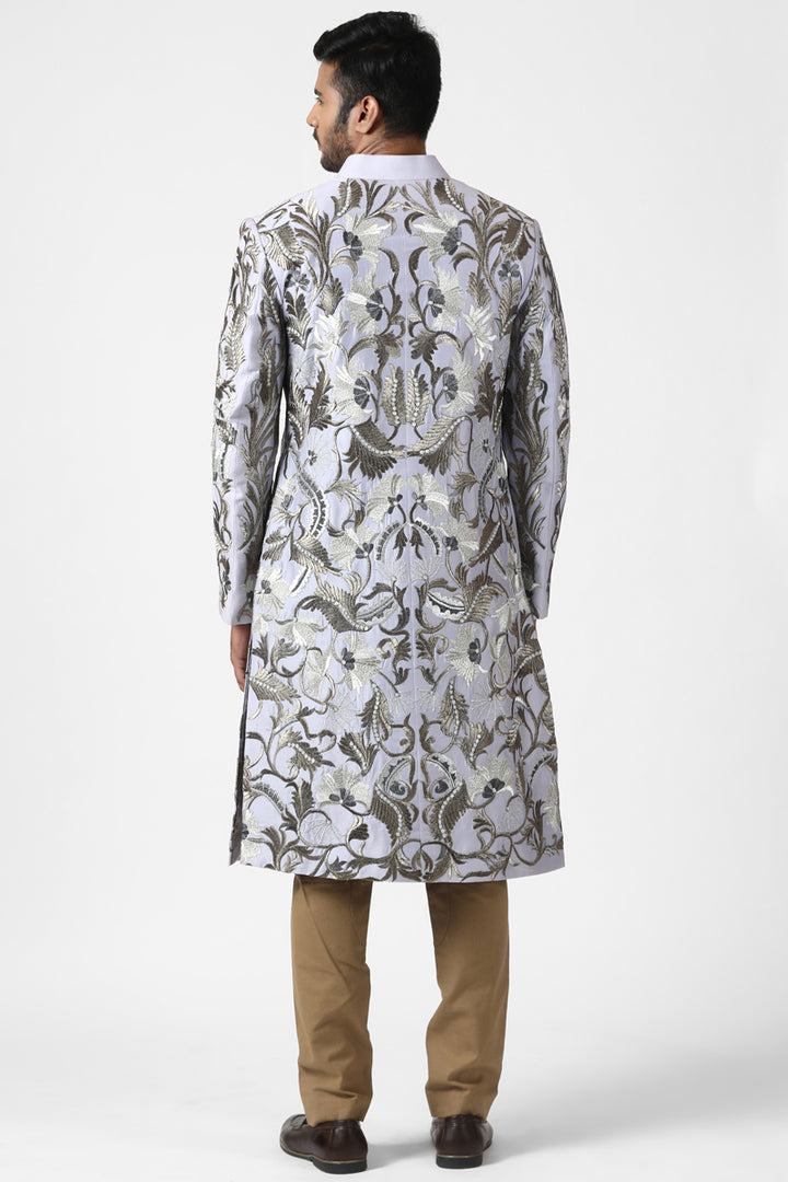 Ivory Aurelian Embroidered Sherwani