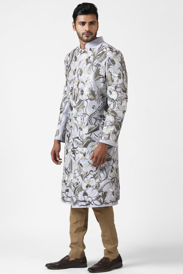Ivory Aurelian Embroidered Sherwani