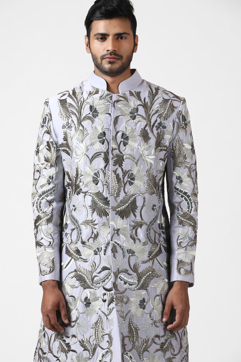 Ivory Aurelian Embroidered Sherwani