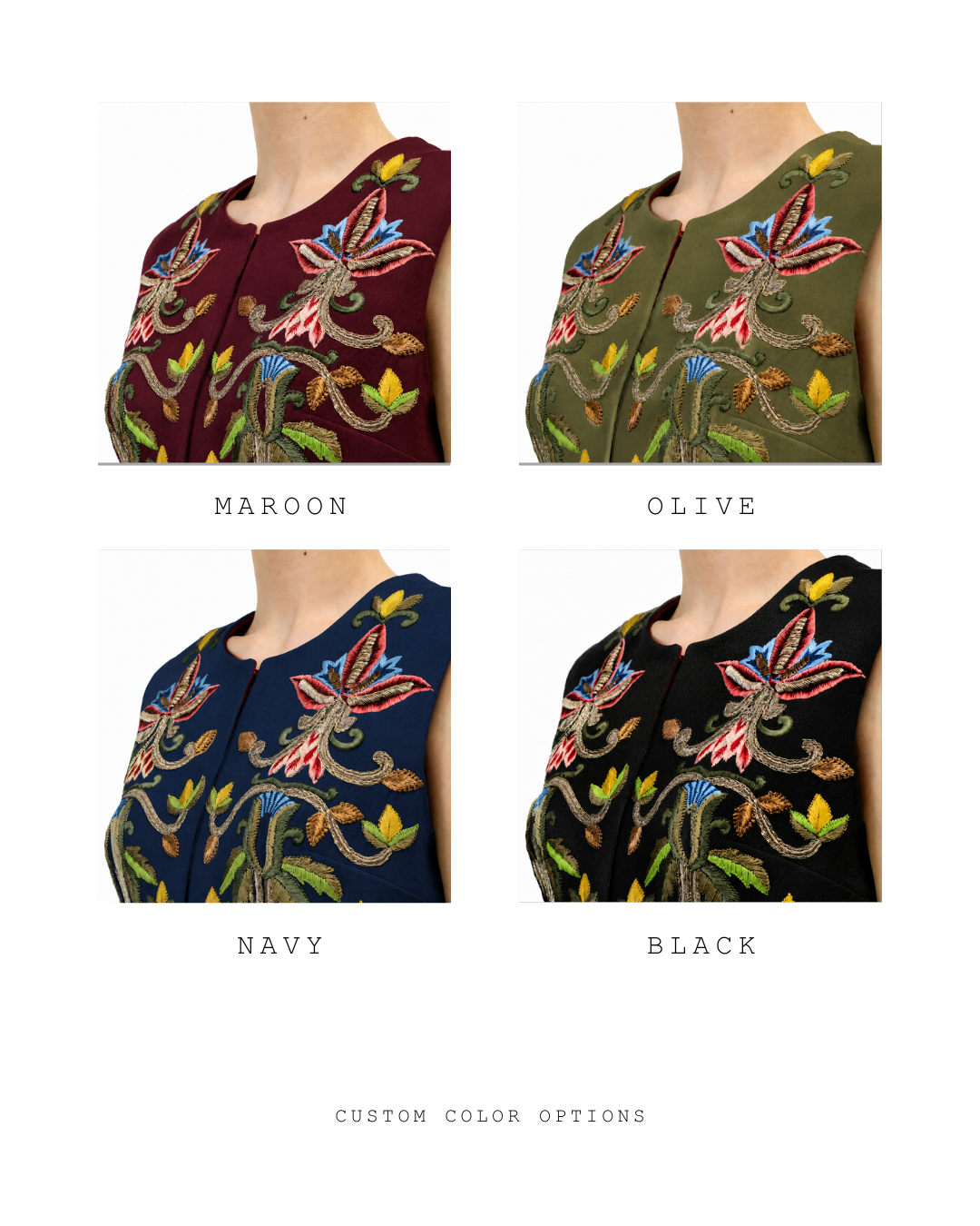 Yoke Embroidered Tiered Dress