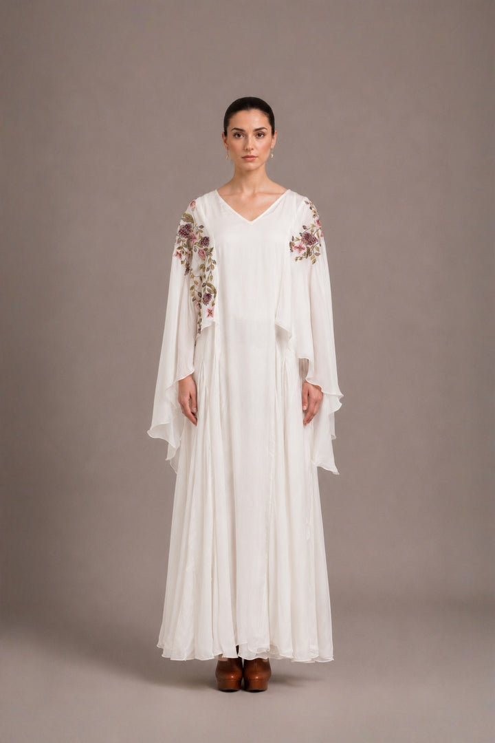 Sleeve Embroidered Kaftan