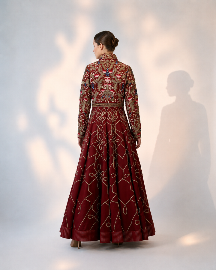 Embroidered Gown
