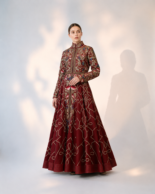 Embroidered Gown