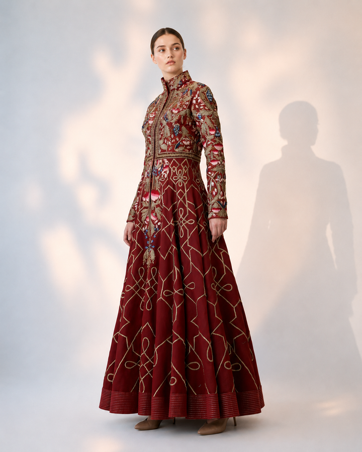 Embroidered Gown