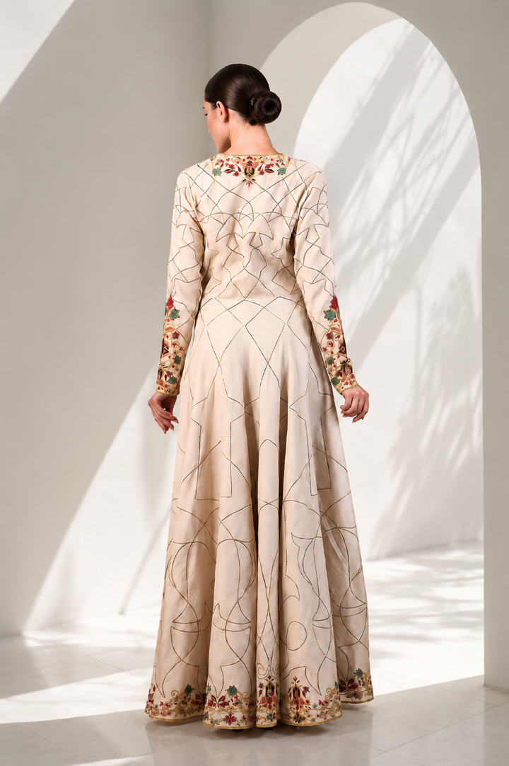 Overlap Asymmetric Gown