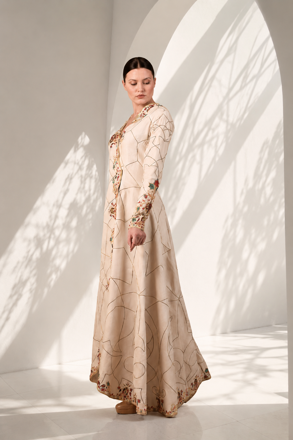 Overlap Asymmetric Gown