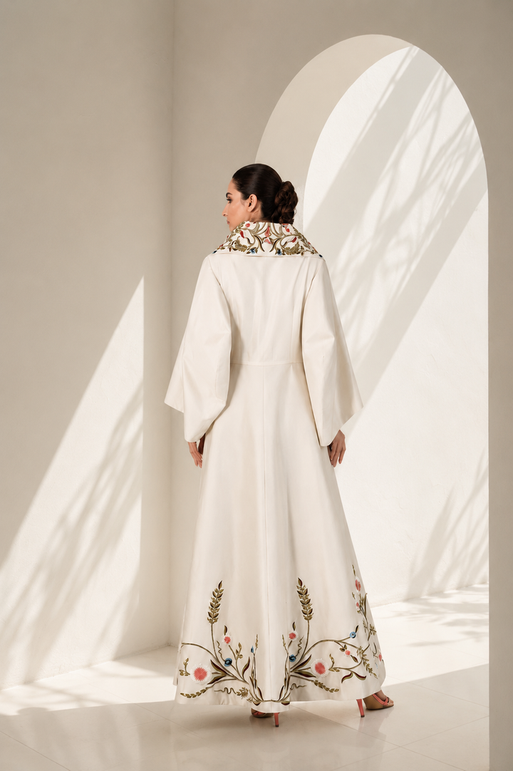 Overlap Embroidered Jacket