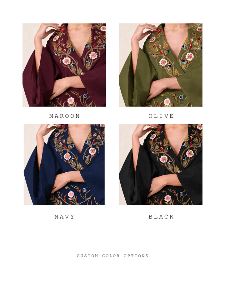 Overlap Embroidered Jacket