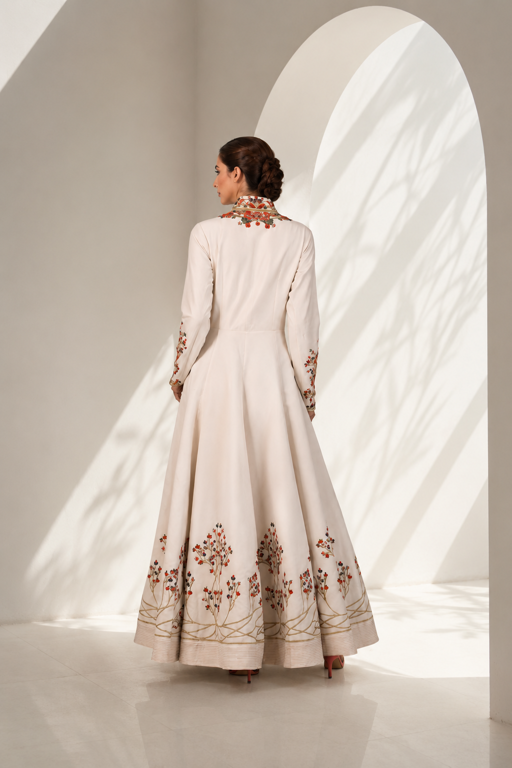 Mandarin Jacket Gown