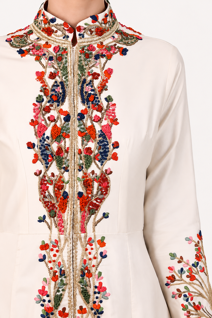 Mandarin Jacket Gown