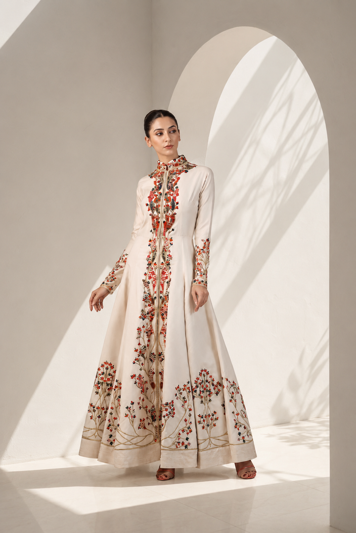 Mandarin Jacket Gown