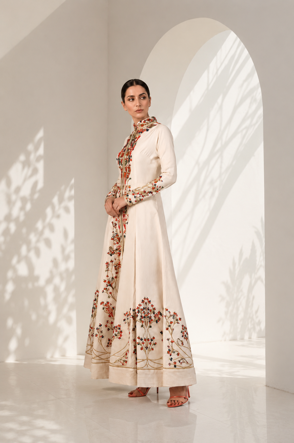 Mandarin Jacket Gown