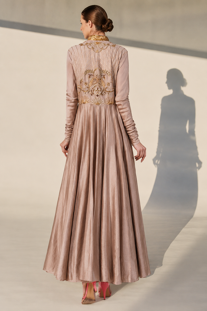 Kalidar Embroidered Dress