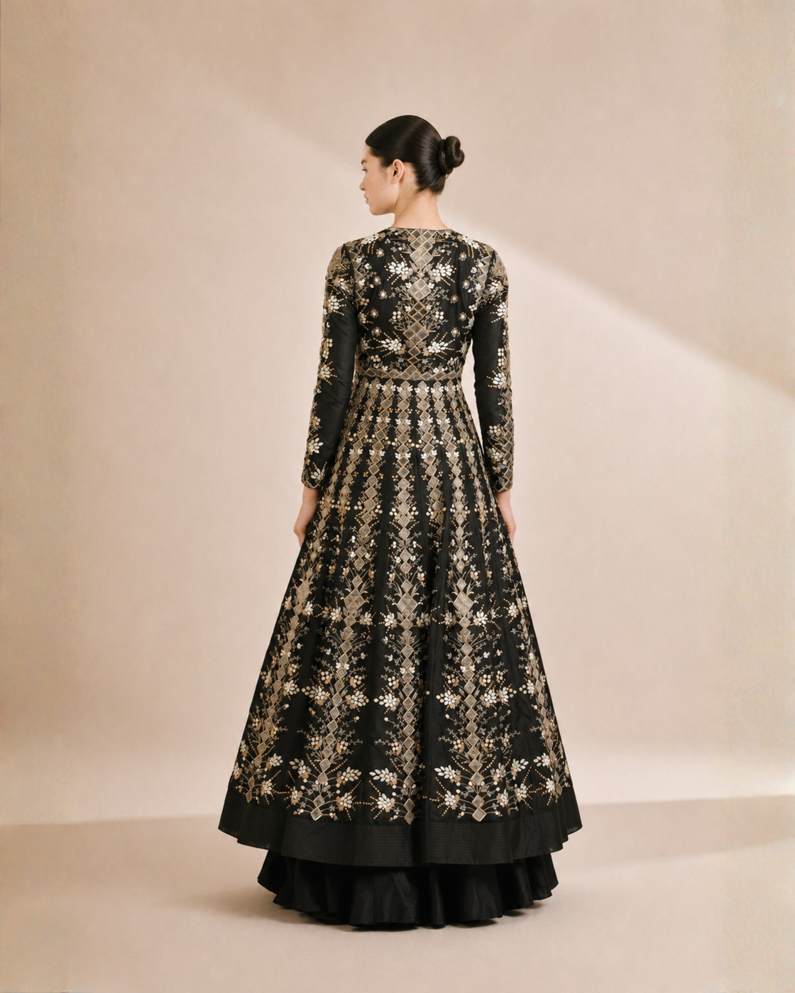 Paneled Gown