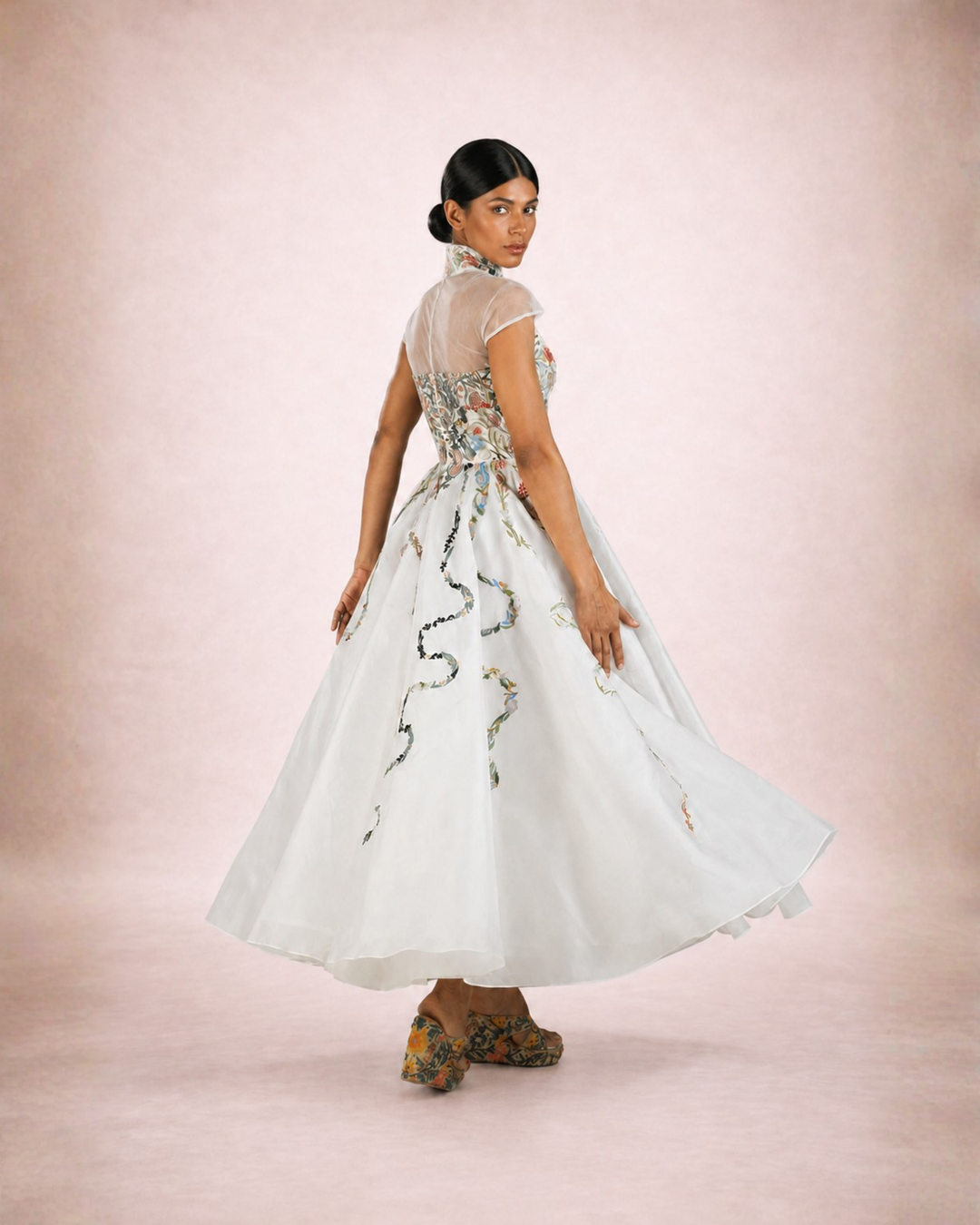 High Neck Gown