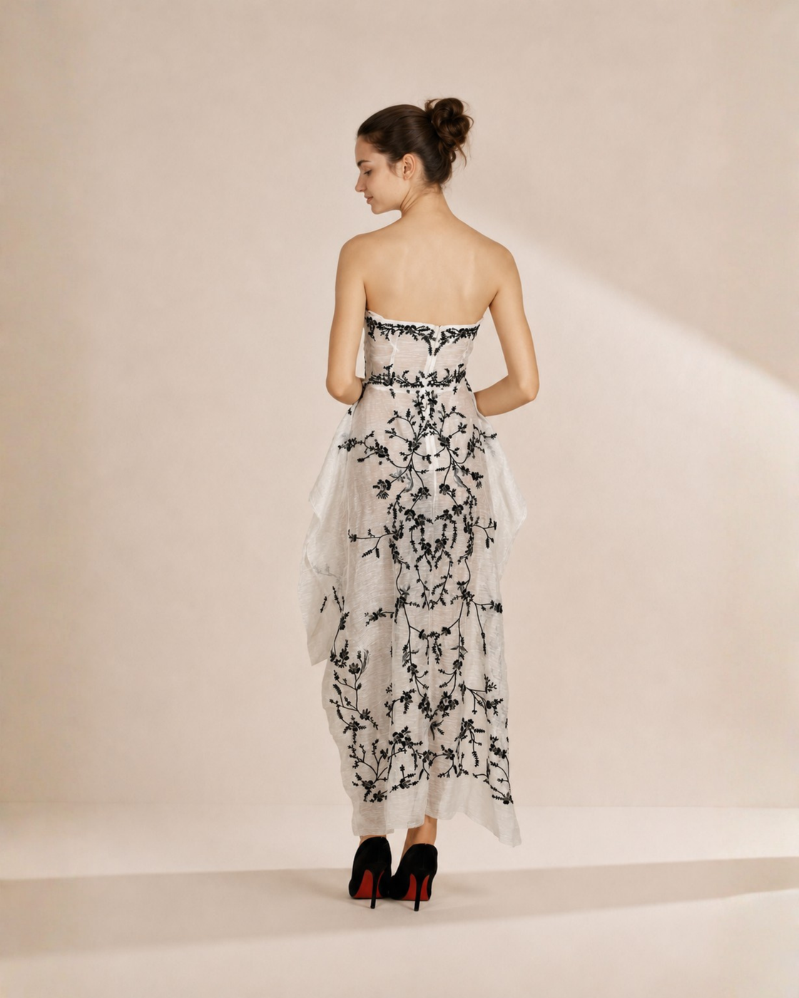 Bustier Asymmetric Dress