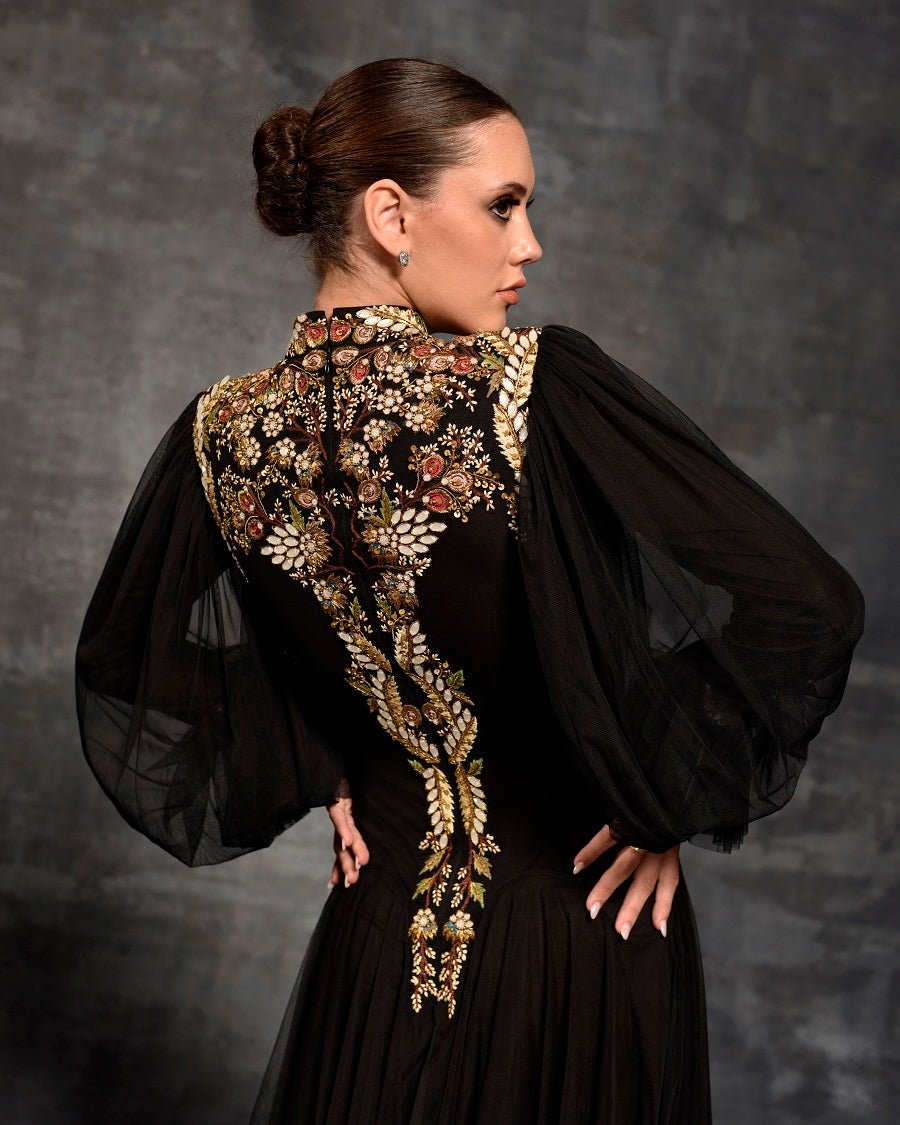 Bishop Sleeves Gown - samantchauhan