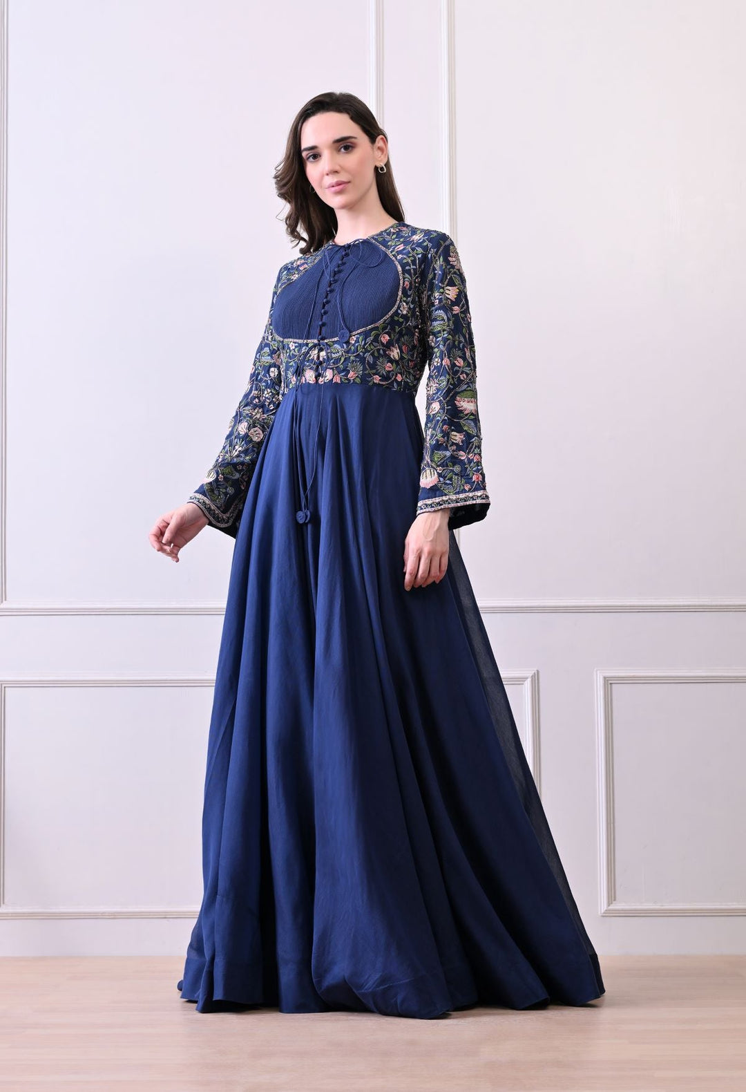 Blue Jardin Anarkali - samantchauhan