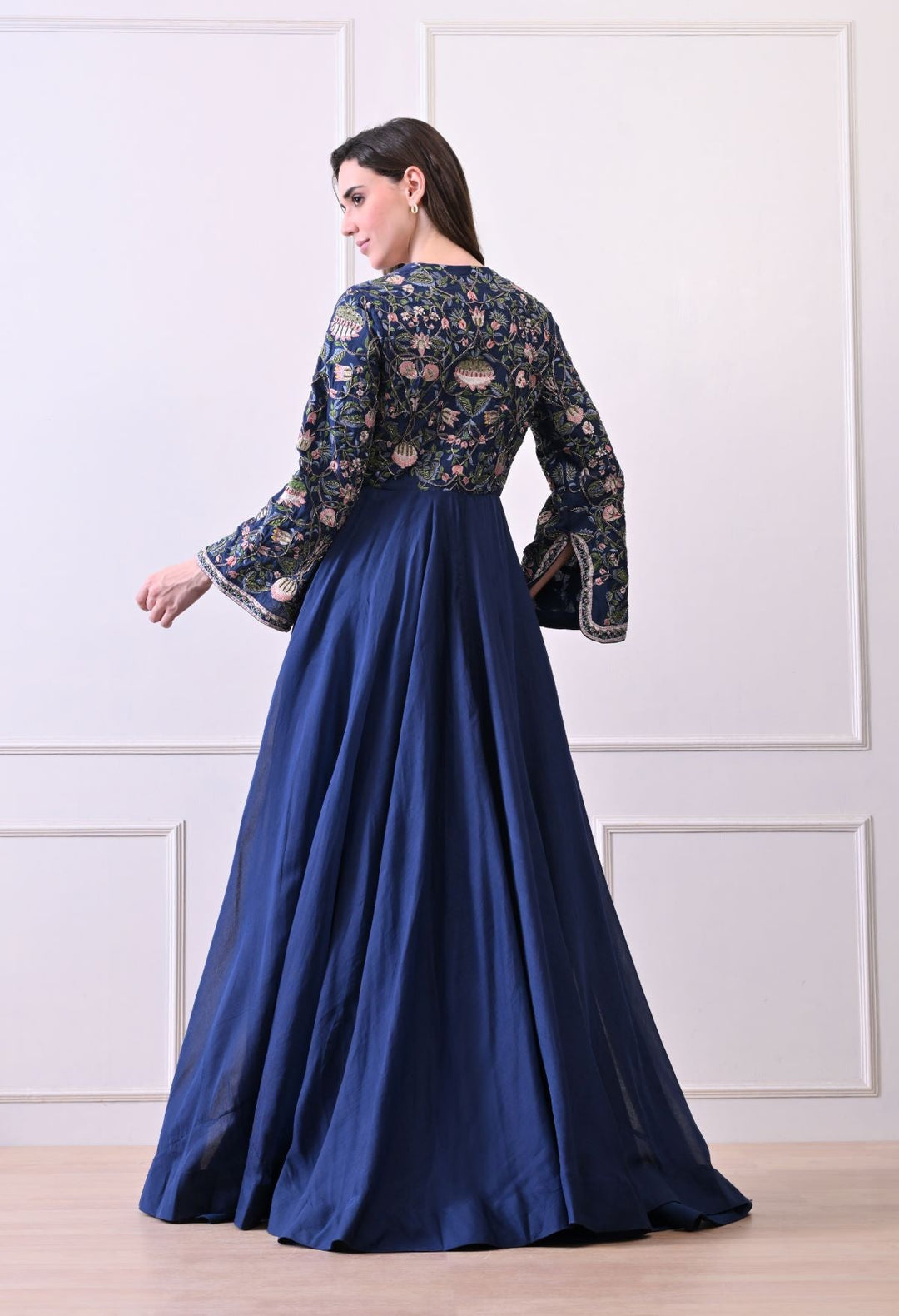 Blue Jardin Anarkali - samantchauhan