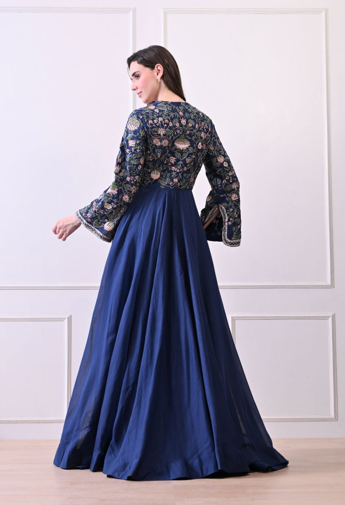 Blue Jardin Anarkali - samantchauhan