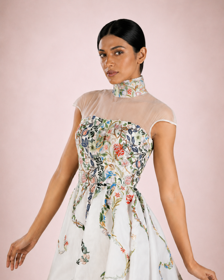 High Neck Gown