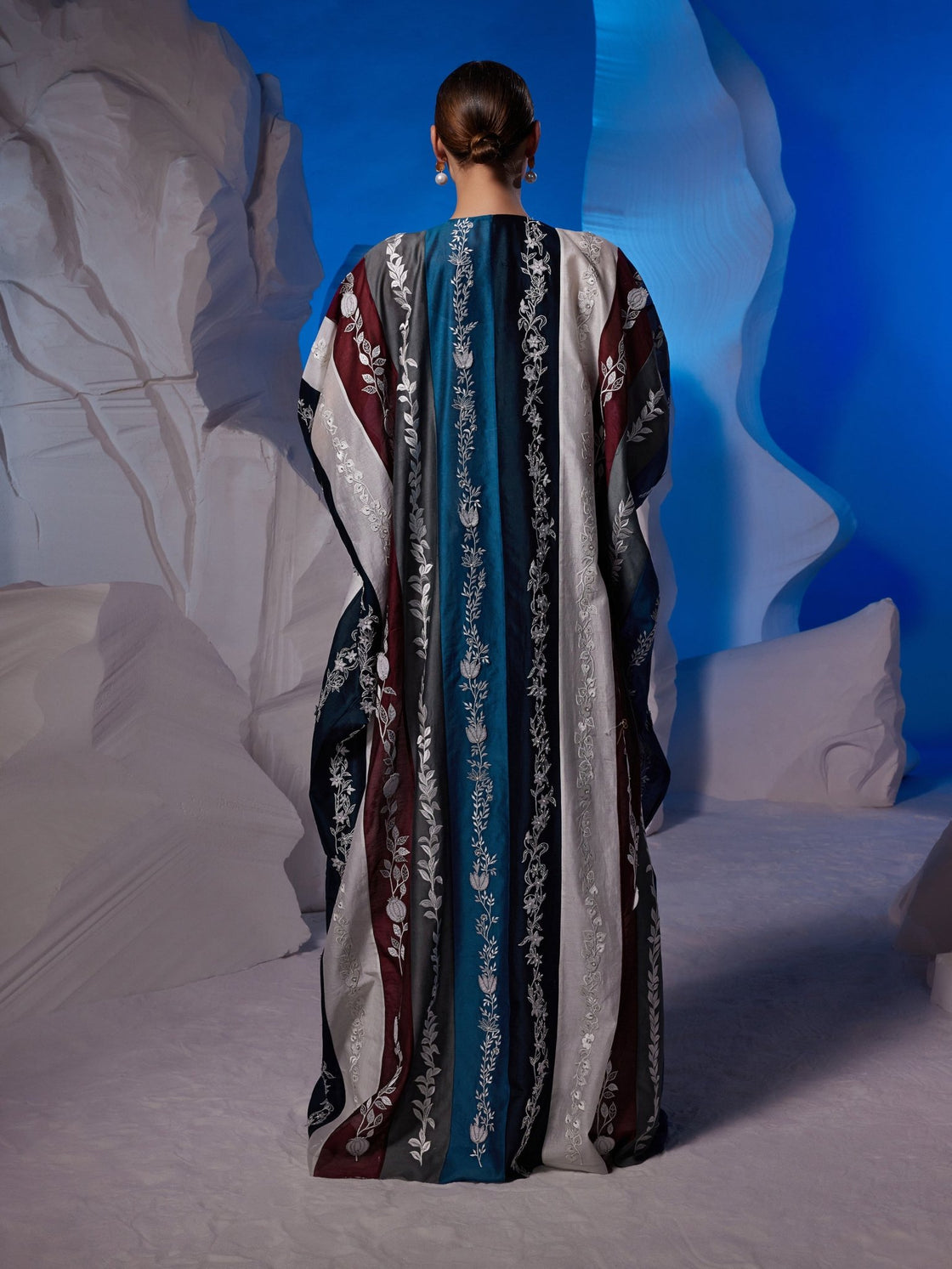 Colorful loose fit one piece kaftan - samantchauhan Apparel & Accessories