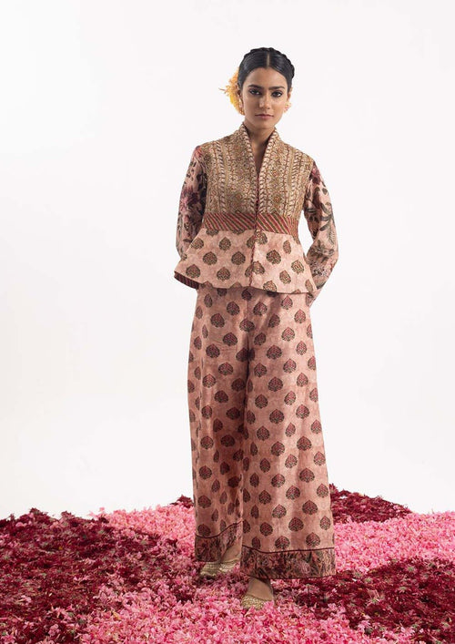 Corset featuring a blend of intricate embroidery and delightful prints - samantchauhan Apparel & Accessories