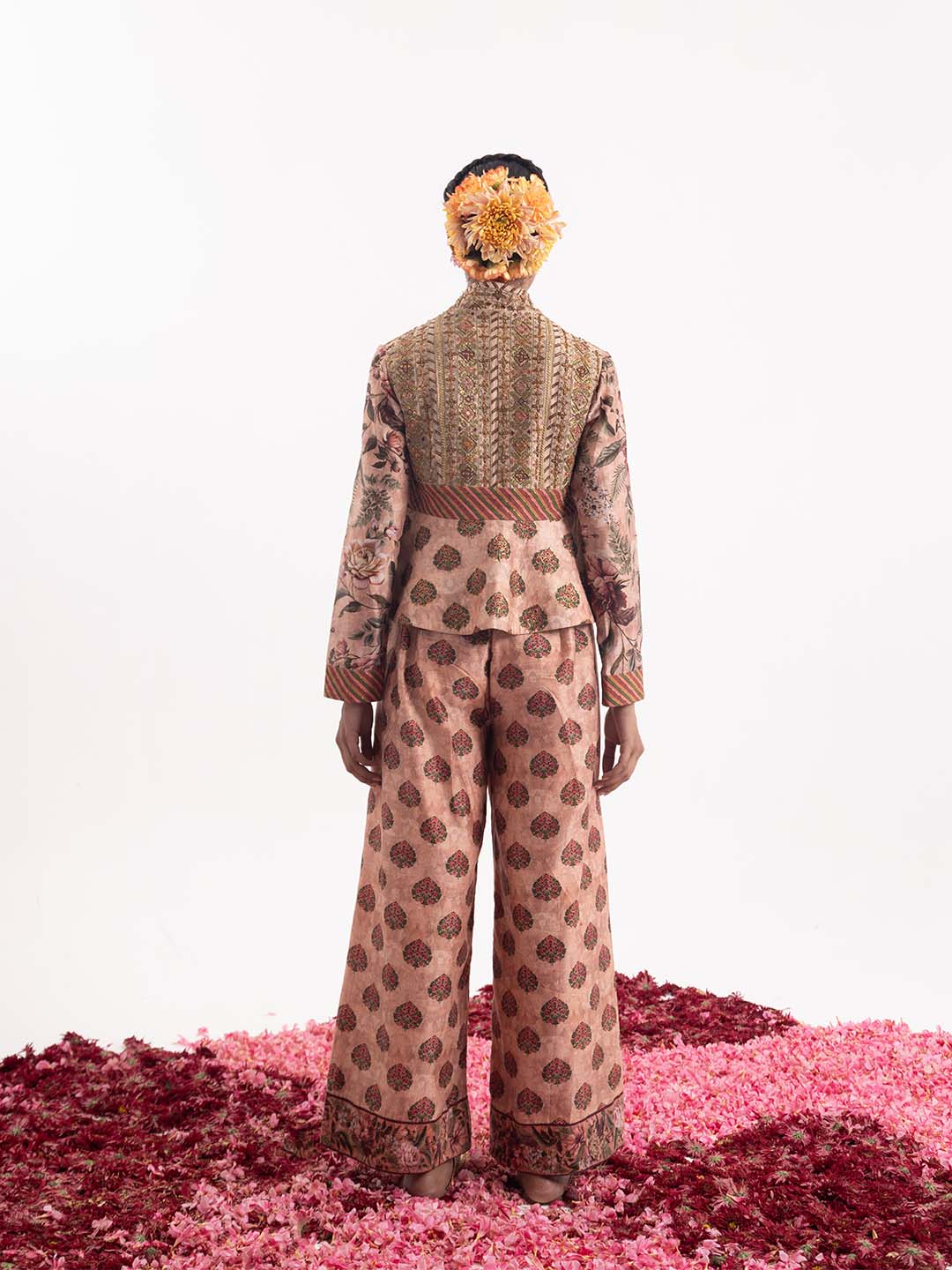 Corset featuring a blend of intricate embroidery and delightful prints - samantchauhan Apparel & Accessories