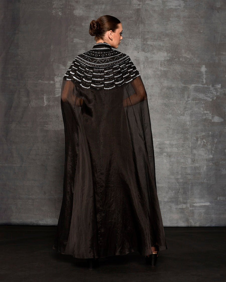 Cotton silk high - neck fitted dress - samantchauhan Apparel &amp; Accessories