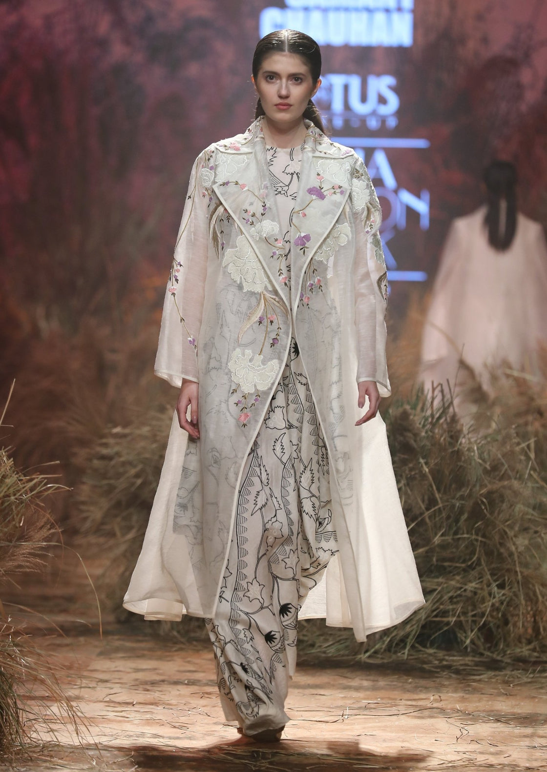 Draped Dress & Long Jacket - samantchauhan