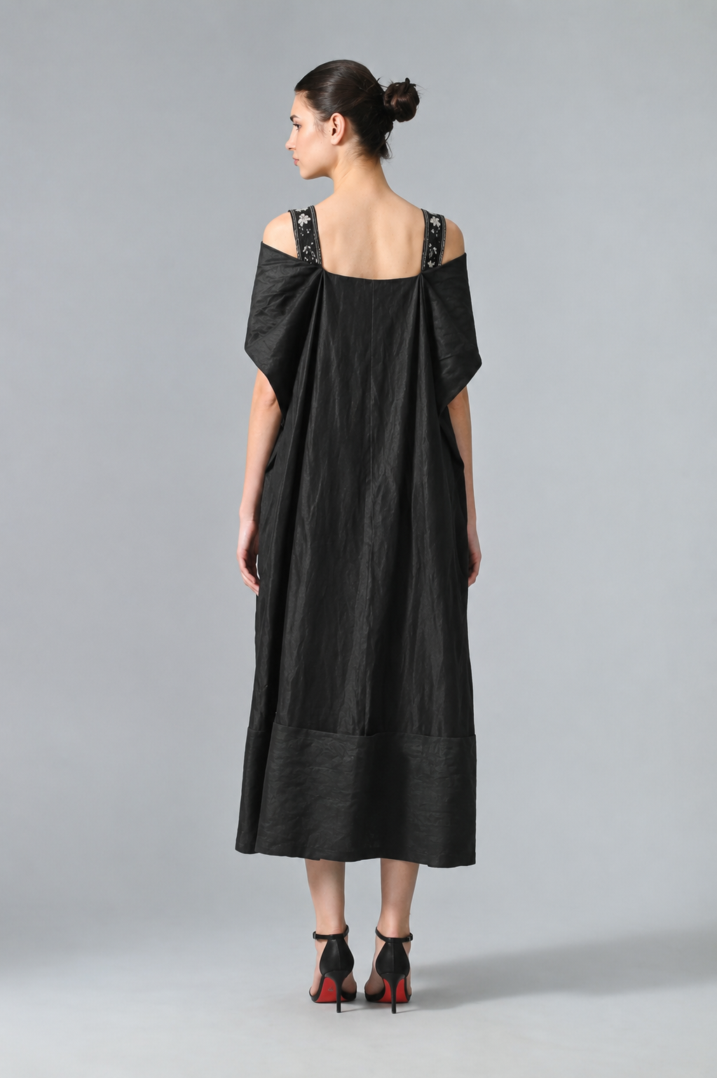 Cold-Shoulder Sleeves Dress