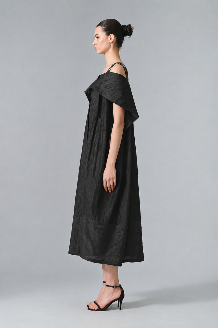 Cold-Shoulder Sleeves Dress