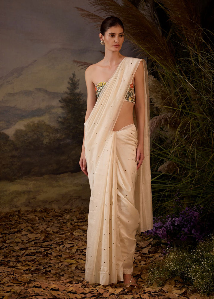 Embroidered bustier &amp; Saree - samantchauhan Apparel &amp; Accessories