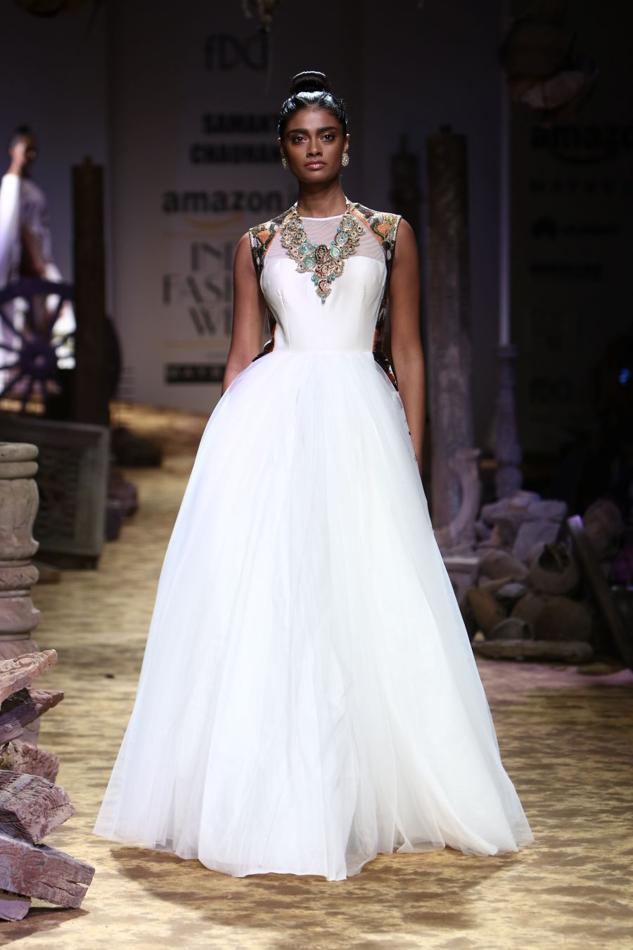 Embroidered Gown - samantchauhan