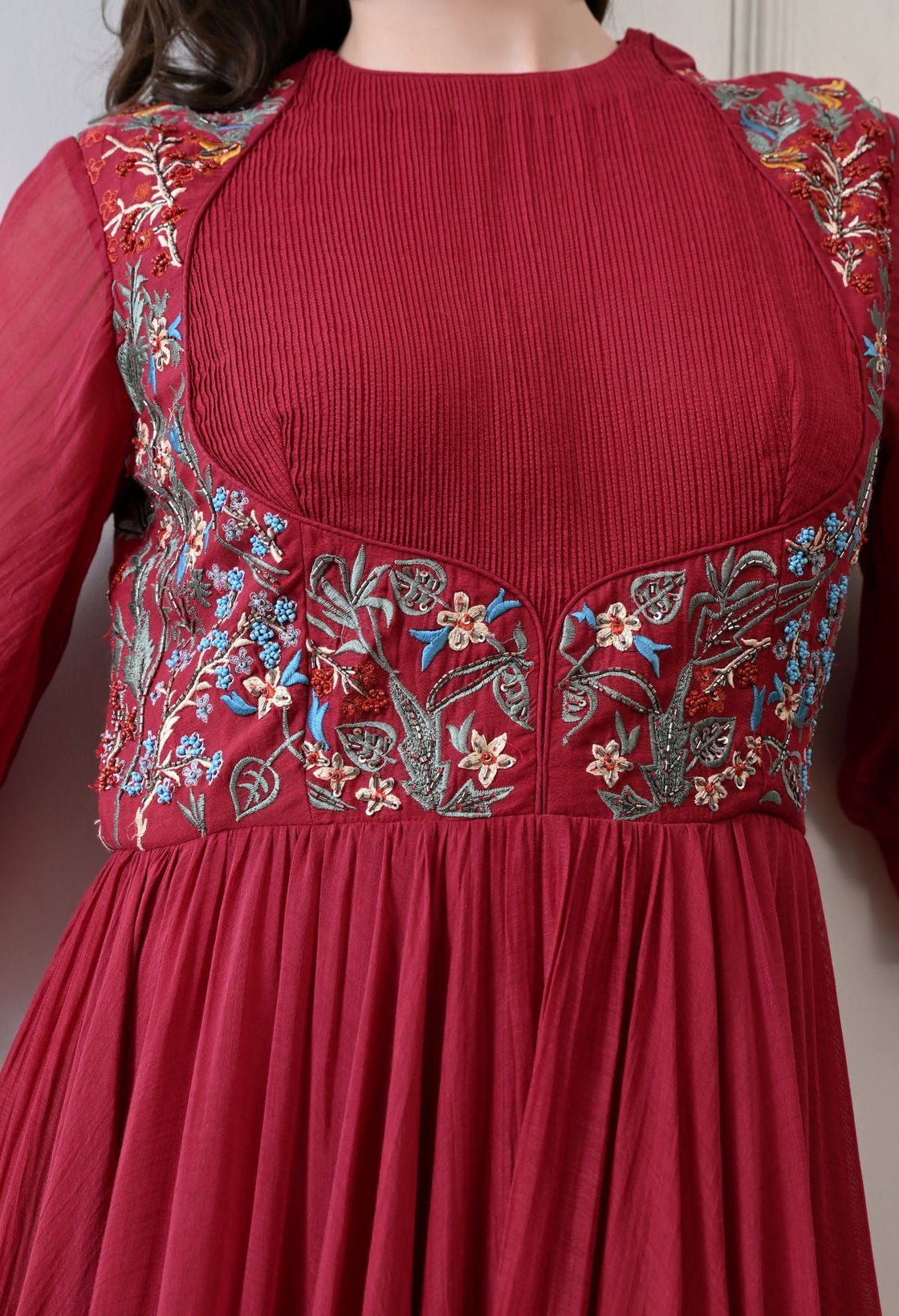 Fleur Royale Anarkali - samantchauhan Apparel & Accessories