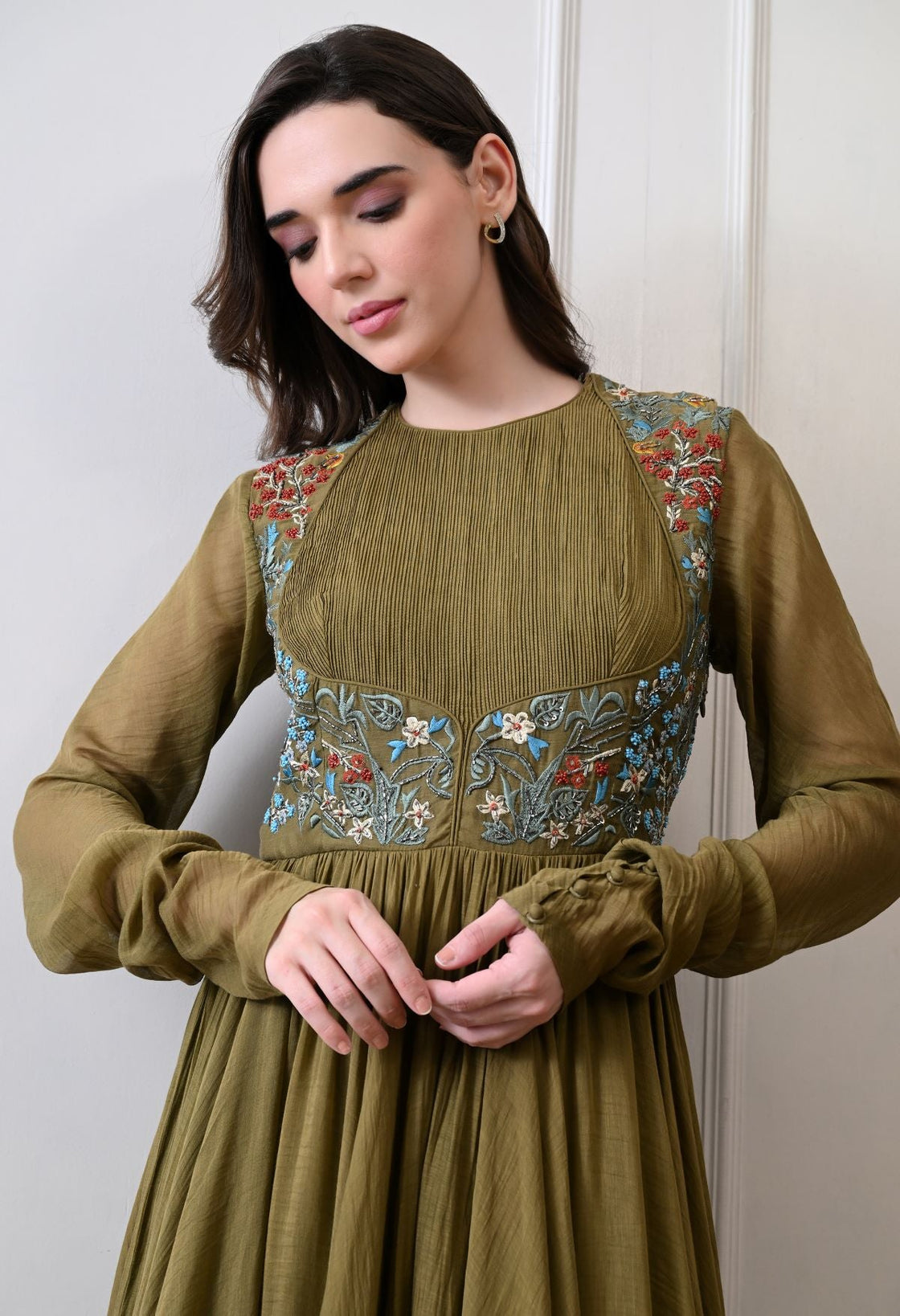 Fleur Royale Anarkali - samantchauhan Apparel & Accessories