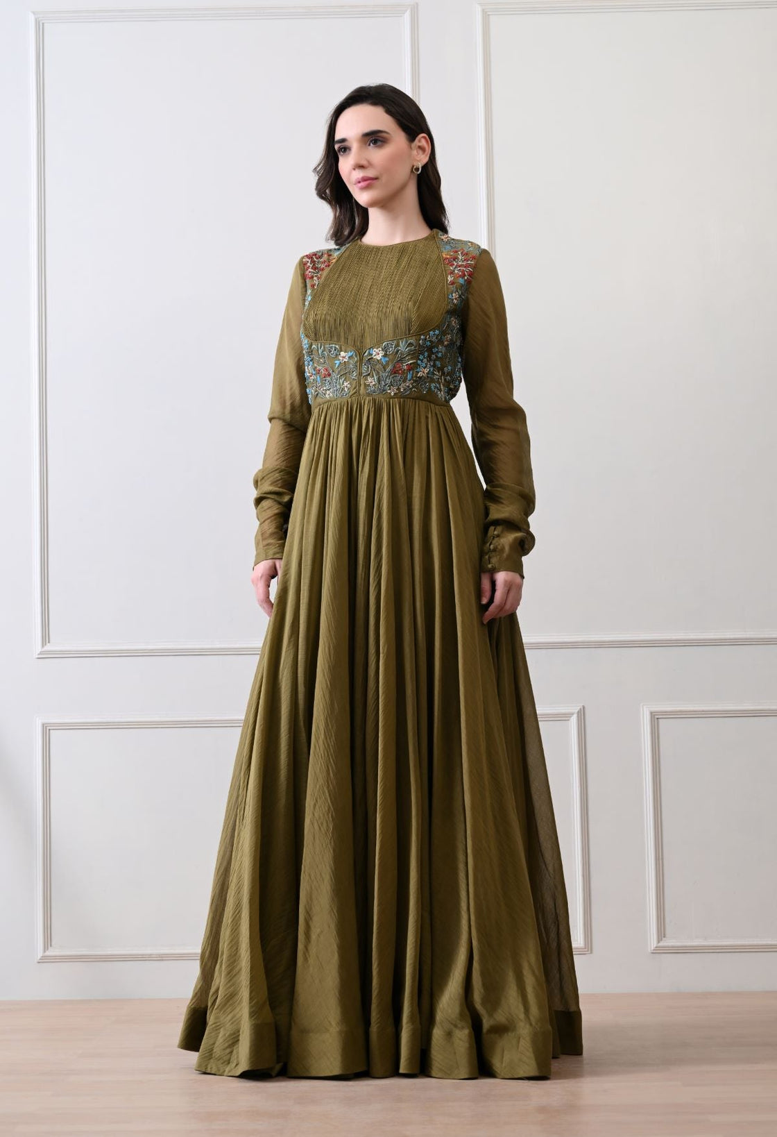 Fleur Royale Anarkali - samantchauhan Apparel & Accessories