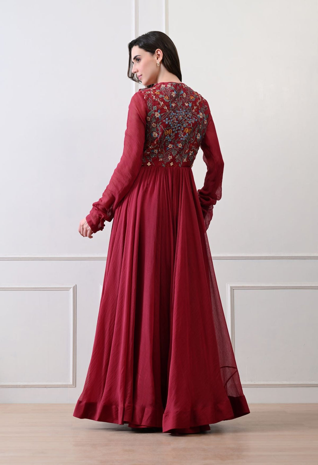 Fleur Royale Anarkali - samantchauhan Apparel &amp; Accessories