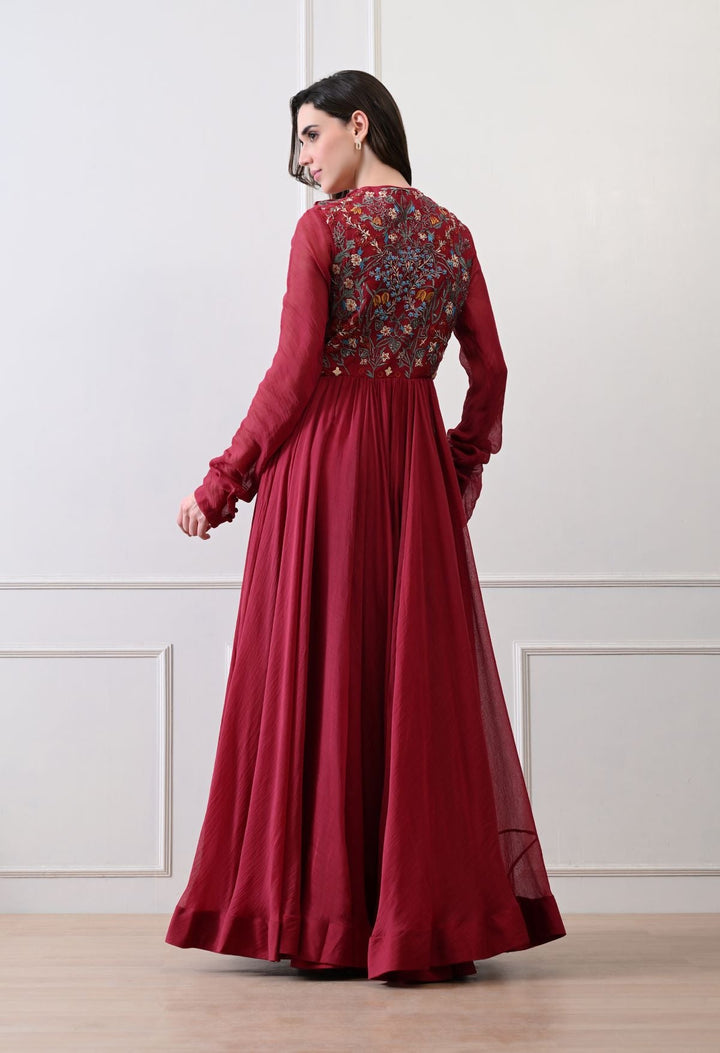 Fleur Royale Anarkali - samantchauhan Apparel &amp; Accessories