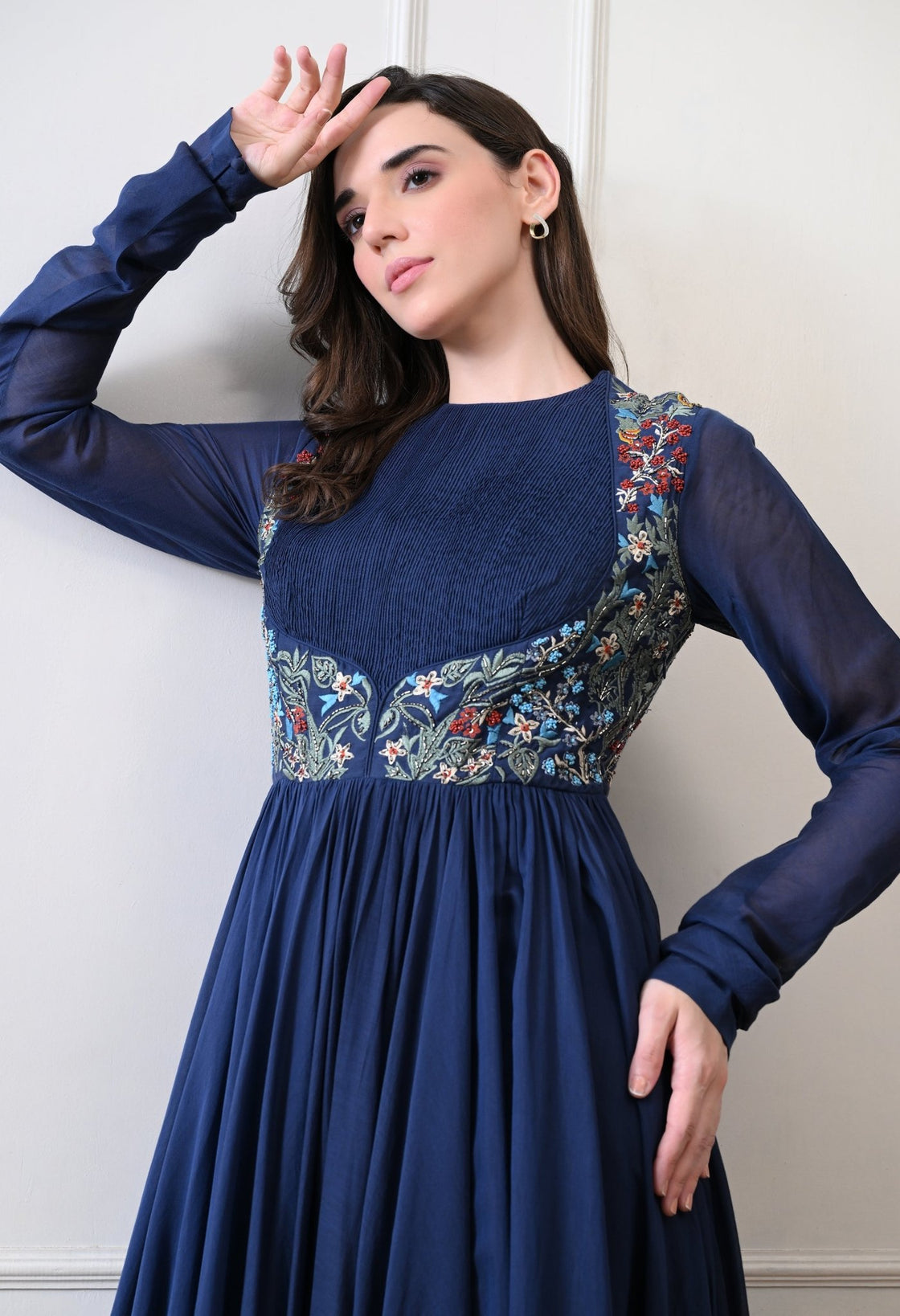 Fleur Royale Anarkali - samantchauhan Apparel & Accessories