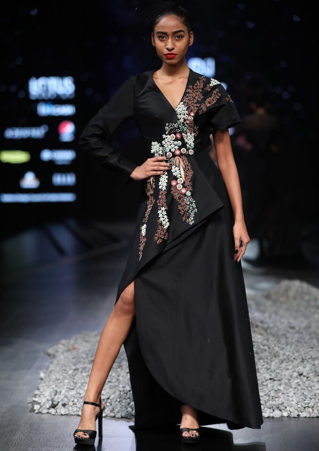 Front slit gown - samantchauhan