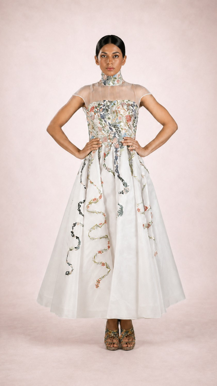 High Neck Gown