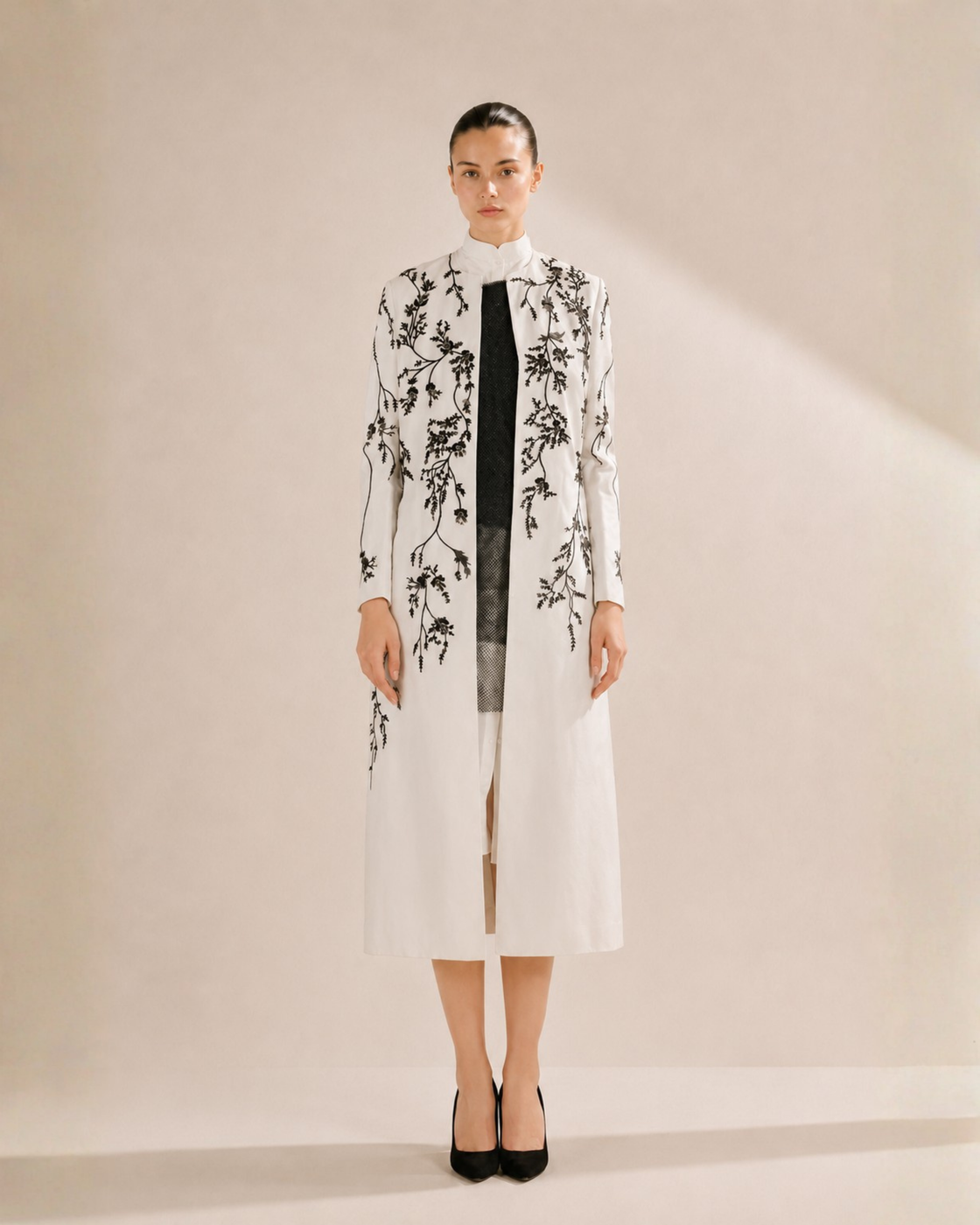 Front-Opening Dress & Jacket