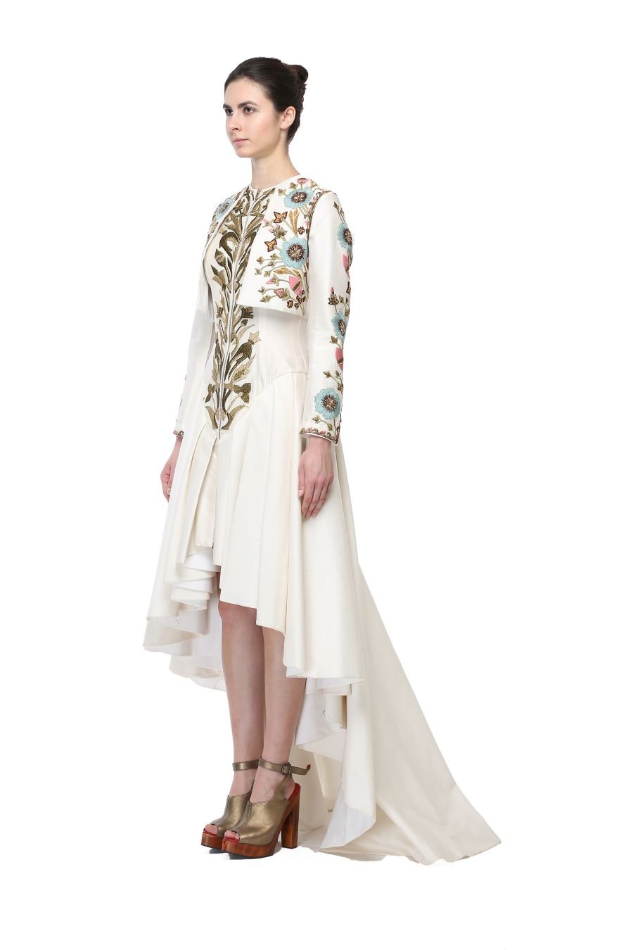 High low Jacket Dress - samantchauhan