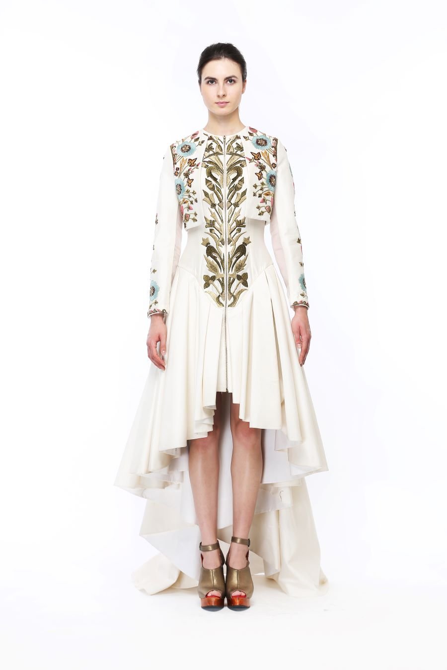 High low Jacket Dress - samantchauhan
