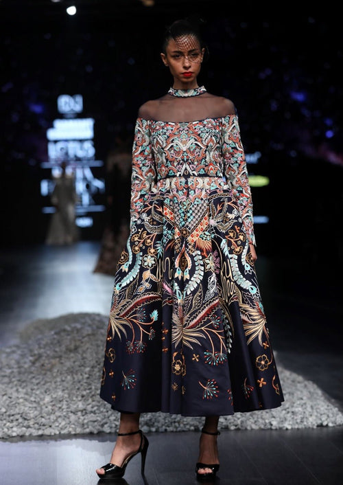 High neck gown - samantchauhan
