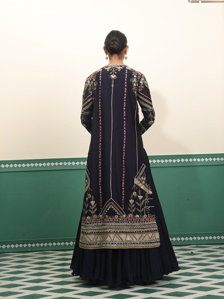 Jacket style kurta with cotton inner - samantchauhan Apparel &amp; Accessories