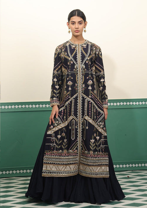 Jacket style kurta with cotton inner - samantchauhan Apparel & Accessories